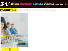 Tablet Screenshot of maturita.studentville.it